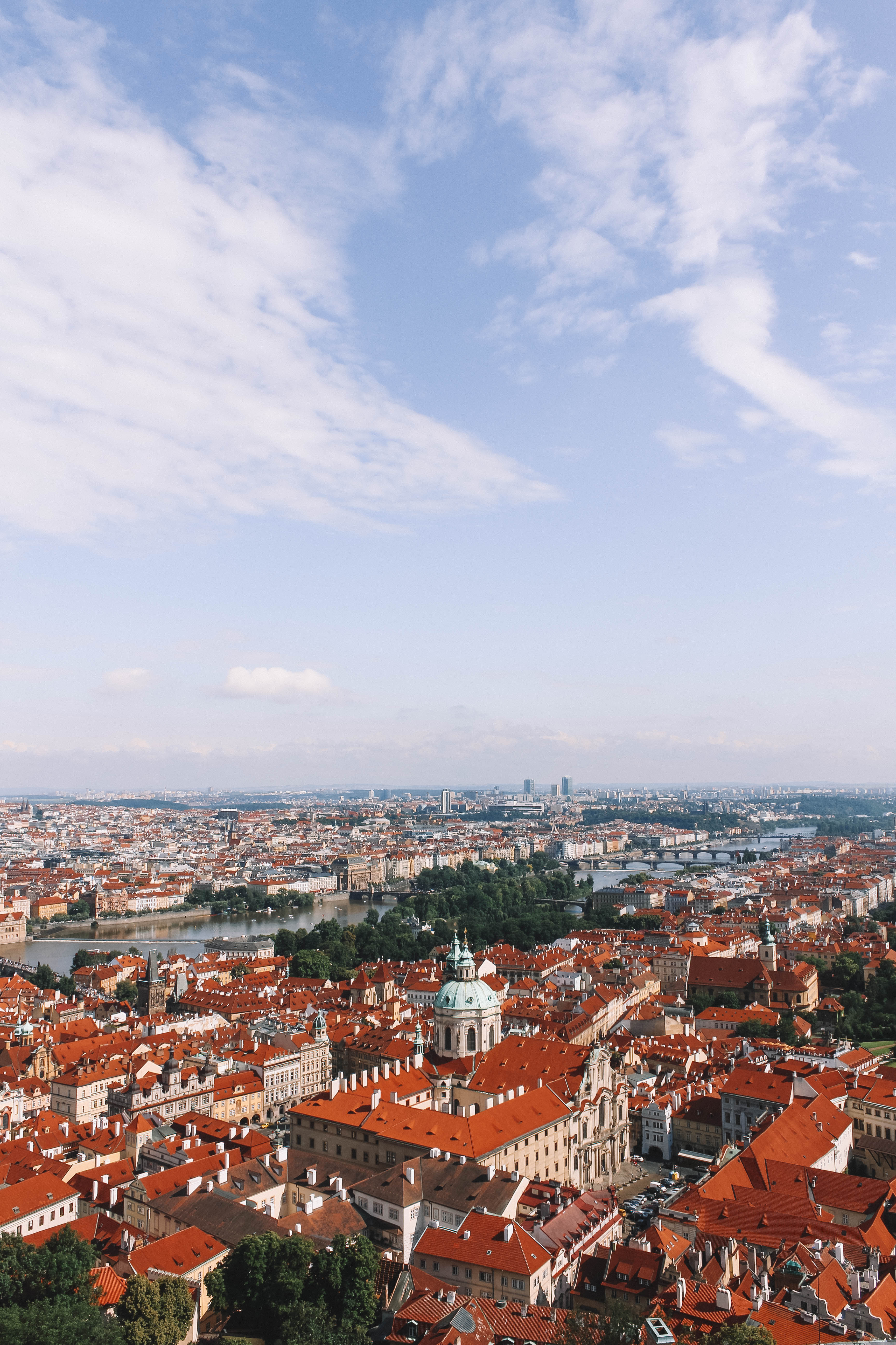 Prague viewed from the Katedrála Sv. Vita